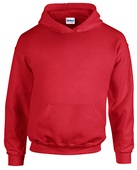 Gildan Heavy Blend Hooded Sweatshirts RED (NO DRAWSTRING) Front