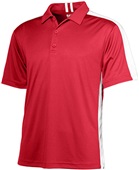 Baw Men's XT Galaxy Short Sleeve Polo Shirts RED/WHITE Pocket