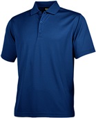 Baw Men's ECO Cool-Tek Short Sleeve Polo Shirts NAVY Pocket