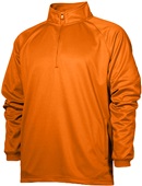 Baw Adult/Youth Quarter Zip Sweatshirt/Pullover SAFETY ORANGE Pocket