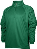 Baw Adult/Youth Quarter Zip Sweatshirt/Pullover DARK GREEN Pocket