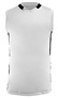 Champro Muscle DRI-GEAR Basketball Jersey Adult Womens BBJ9 WHITE/BLACK Front