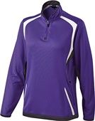 Holloway Ladies' Transform Flex-Sof Pullovers PURPLE/BLACK/WHITE Pocket