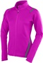 Womens/ Girls Pocketed, Full Zip w/Zipper Garage, 2-Color Jacket POWER PINK/GRAPHITE Pocket