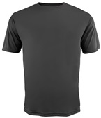 A4 Adult Cooling Performance Crew T-Shirts GRAPHITE Front