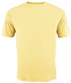 A4 Adult Cooling Performance Crew T-Shirts LIGHT YELLOW Front