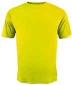 A4 Adult Cooling Performance Crew T-Shirts SAFETY YELLOW Front