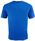 A4 Adult Cooling Performance Crew T-Shirts ROYAL Front