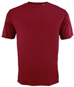 A4 Adult Cooling Performance Crew T-Shirts CARDINAL Front