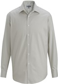 Redwood & Ross Mens No Iron Pinpoint Collar Shirt 096 SILVER Pocket