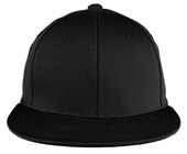 OC Sports Proflex Bamboo Charcoal Flat Visor Cap BLACK Front