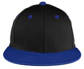 OC Sports Proflex Bamboo Charcoal Flat Visor Cap BLACK/ROYAL Front