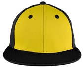 OC Sports Proflex Bamboo Charcoal Flat Visor Cap GOLD/BLACK/BLACK Front