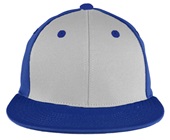 OC Sports Proflex Bamboo Charcoal Flat Visor Cap LIGHT GREY/ROYAL/ROYAL Front