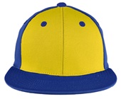 OC Sports Proflex Bamboo Charcoal Flat Visor Cap GOLD/ROYAL/ROYAL Front