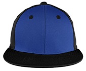 OC Sports Proflex Bamboo Charcoal Flat Visor Cap ROYAL/BLACK/BLACK Front