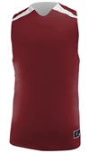 Slam Dunk Pro-Plus Reversible Basketball Jerseys Outside: MAROON, Inside: WHITE Front