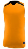 Slam Dunk Pro-Plus Reversible Basketball Jerseys Outside: ORANGE, Inside: BLACK Front