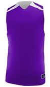 Slam Dunk Pro-Plus Reversible Basketball Jerseys Outside: PURPLE, Inside: WHITE Front