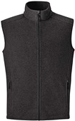 Core365 Journey Mens Fleece Vest BLACK (703) Pocket