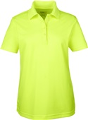 Core365 Origin Ladies Performance Pique Polo 78181 SAFETY YELLOW Pocket