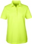 Core365 Origin Ladies Performance Pique Polo 78181 SAFETY YELLOW Pocket