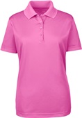 Core365 Origin Ladies Performance Pique Polo 78181 CHARITY PINK Pocket