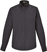 Core365 Operate Ladies Long Sleeve Twill Shirt BLACK (703) Pocket