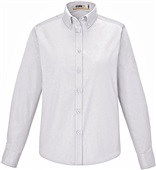 Core365 Operate Ladies Long Sleeve Twill Shirt WHITE (701) Pocket