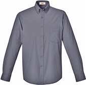 Core365 Operate Mens Long Sleeve Twill Shirt CARBON (456) Pocket