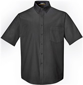 Core365 Optimum Mens Short Sleeve Twill Shirt BLACK (703) Pocket