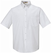 Core365 Optimum Mens Short Sleeve Twill Shirt WHITE (701) Pocket