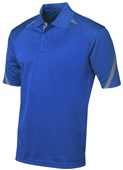 Tonix Men's Endzone Sports Polo 1450 ROYAL/GRAPHITE Pocket