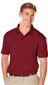 Blue Generation Mens Value Wicking Polo BURGUNDY Pocket