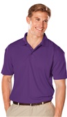 Blue Generation Mens Value Wicking Polo PURPLE Pocket