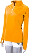Baw Ladies 1/4 Zip Pullover Xtreme-Tex 4 Runners SAFETY ORANGE Pocket