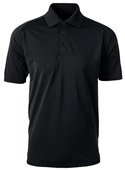 Zorrel Syntrel Mens Palmetto Raglan Sleeve Pique Polo BLACK Pocket