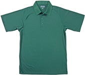 Zorrel Syntrel Mens Short Sleeve Raglan Sleeve Pique Polo Forest Green Pocket