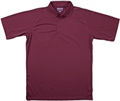 Zorrel Syntrel Mens Short Sleeve Raglan Sleeve Pique Polo MAROON Pocket