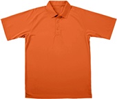 Zorrel Syntrel Mens Palmetto Raglan Sleeve Pique Polo ORANGE Pocket