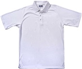 Zorrel Syntrel Mens Short Sleeve Raglan Sleeve Pique Polo WHITE Pocket