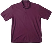 Zorrel Adult Sonoma Dri-Balance Polo Shirts MAROON Pocket