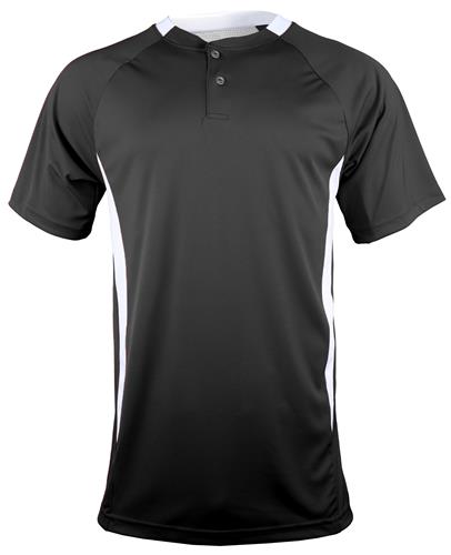 Clean-Up Two Button Placket Baseball Jersey | Epic Sports