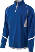 Holloway Agil-Knit Adult Tenacity Pullover ROYAL/WHITE/WHITE PRINT Pocket