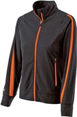Holloway Agil-Knit Ladies Determination Jacket BLACK/ORANGE Pocket