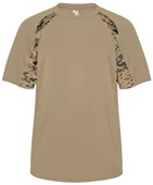 Badger Digital Camo Hook Performance Tee Shirt SAND/SAND/DIGITAL Front
