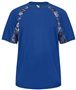 Badger Digital Camo Hook Performance Tee Shirt ROYAL/ROYAL/DIGITAL Front