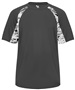 Badger Digital Camo Hook Performance Tee Shirt GRAPHITE/WHITE/DIGITAL Front