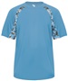Badger Digital Camo Hook Performance Tee Shirt COLUMBIA BLUE/COLUMBIA BLUE/DIGITAL Front
