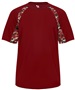 Badger Digital Camo Hook Performance Tee Shirt CARDINAL/CARDINAL DIGITAL Front